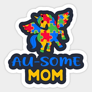 Au-some mom Sticker